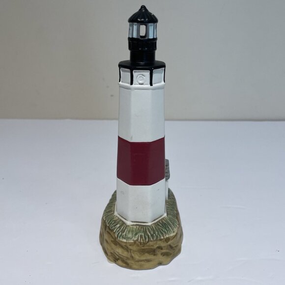 Geo Z Lefton Montauk Lighthouse Figurine Musical Ebb Tide 01425 Vintage 1994 - Picture 2 of 11